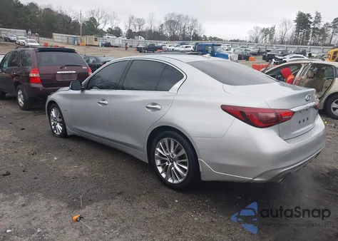 2020 Infiniti Q50 Luxe z USA, uszkodzony, nr VIN JN1EV7APXLM208463